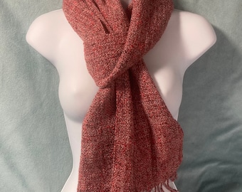 2020 Tweed - hand woven, hand spun, wool, silk, and viscose scarf