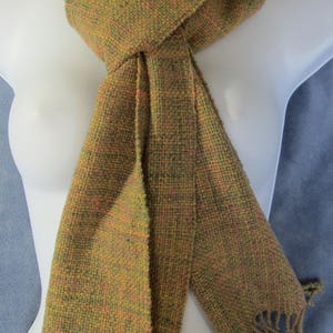 Rose Garden - handwoven wool and bamboo blend scarf