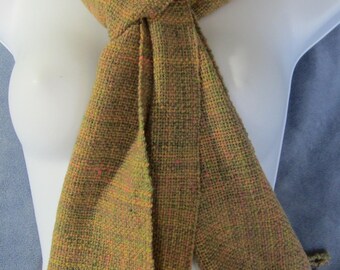 Rose Garden - handwoven wool and bamboo blend scarf