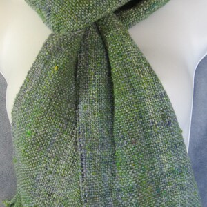 Field and Stream - handwoven wool, silk, and bamboo blend scarf