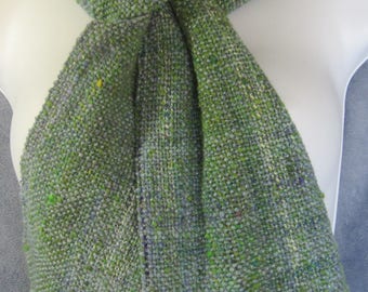 Field and Stream - handwoven wool, silk, and bamboo blend scarf
