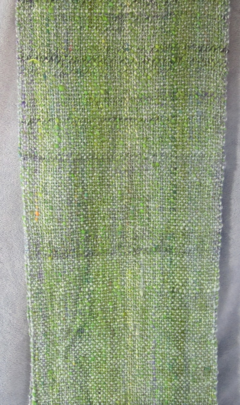 Field and Stream handwoven wool, silk, and bamboo blend scarf image 3