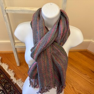 Capitulation - handwoven wool scarf