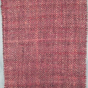 Brick Handwoven wool scarf image 3