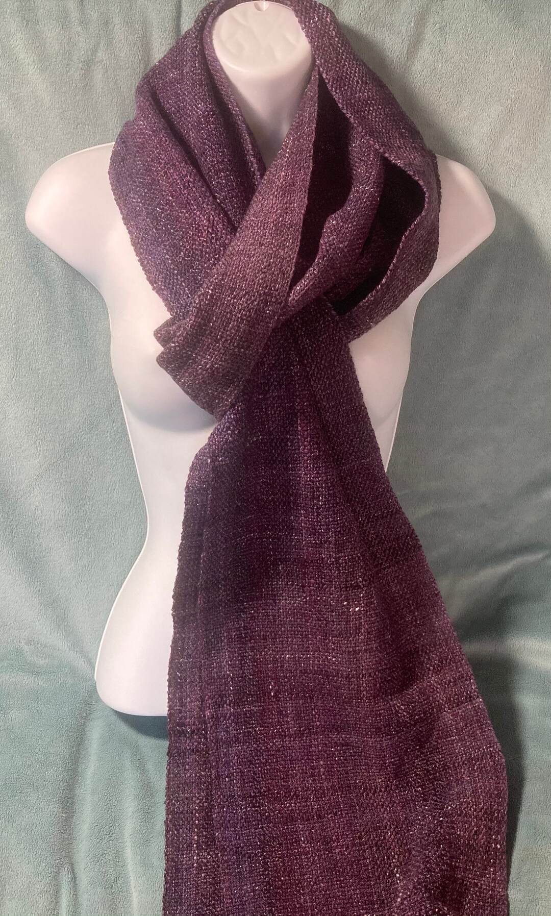 Who - Extra Long Hand Woven, Hand Spun, Merino Wool and Silk Scarf - Etsy