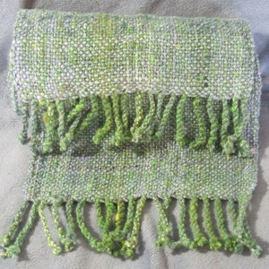 Field and Stream handwoven wool, silk, and bamboo blend scarf image 5