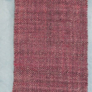 Brick Handwoven wool scarf image 2