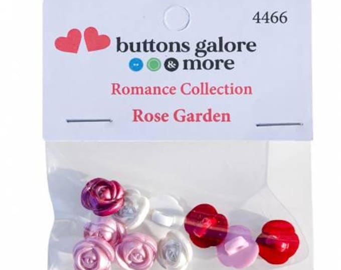 Garden Roses Buttons