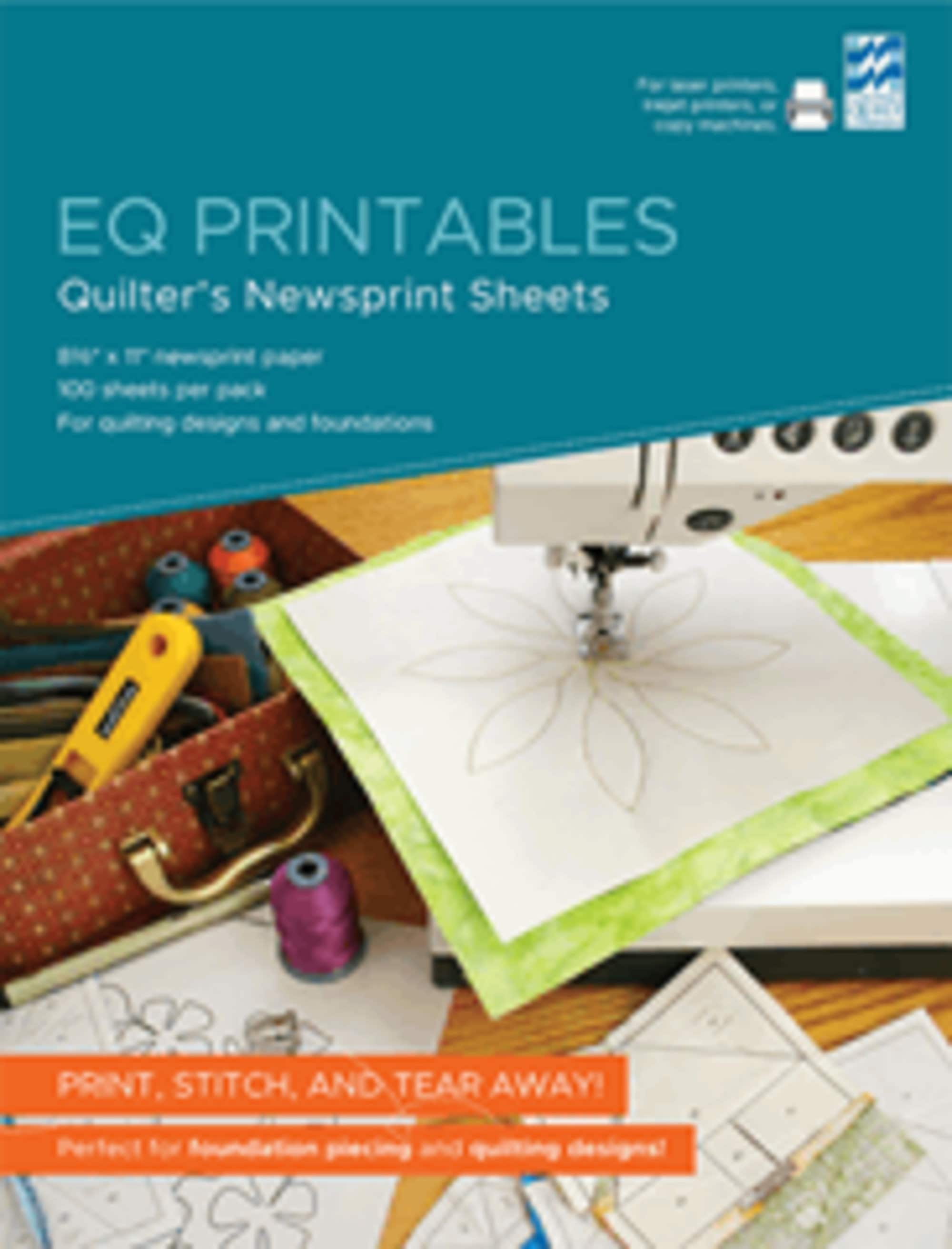 EQ Printables Inkjet Fabric Sheets,1 Pack