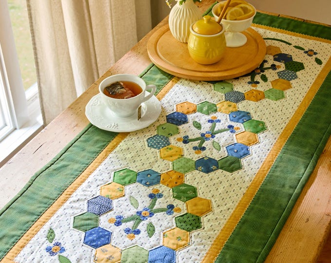 Featured listing image: Pieceful Morning Hexie Kit