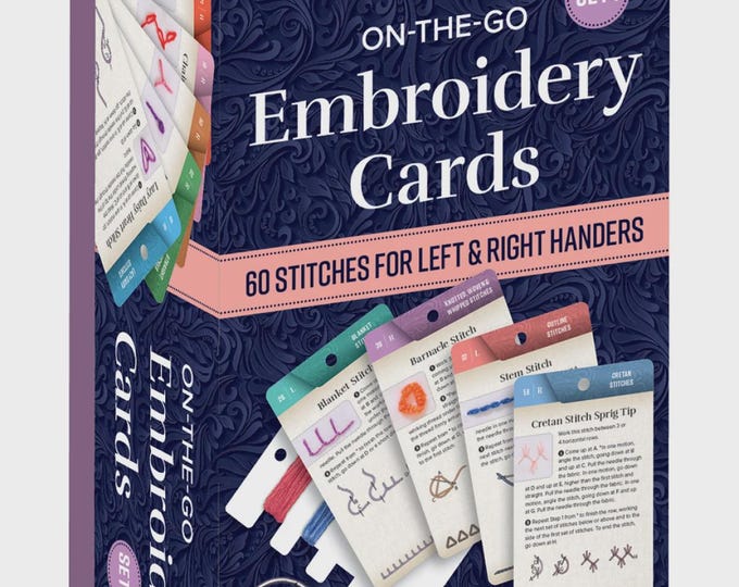 On the Go Embroidery Cards