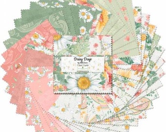 5in Squares Daisy Days