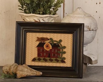 Spring Welcome Punchneedle