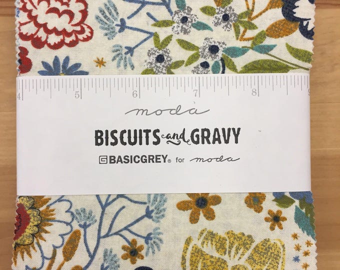 Charm Pack: 42 5x5 Inch 100% Cotton Squares (Basic Grey for Moda)