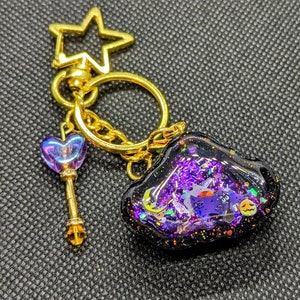 Halloween Cute Shaker Keychain Cloud