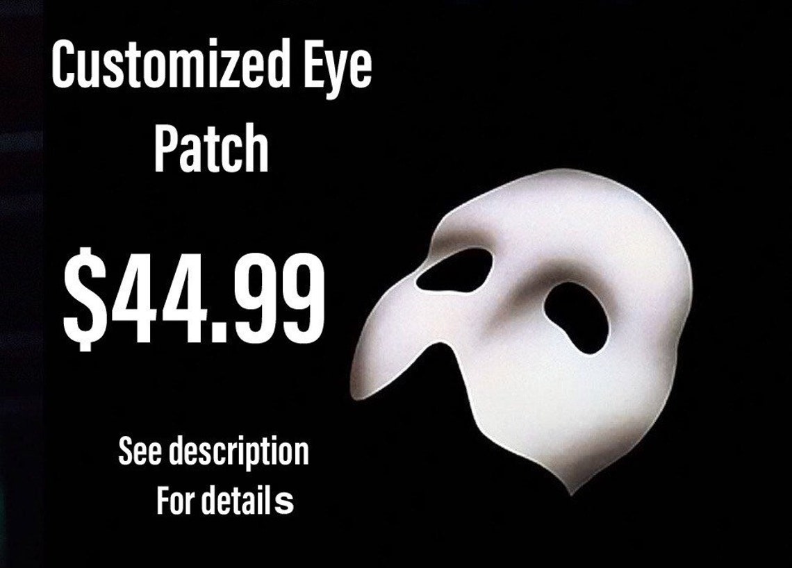 Customized Eye Patch includes one eye patch made to your Etsy