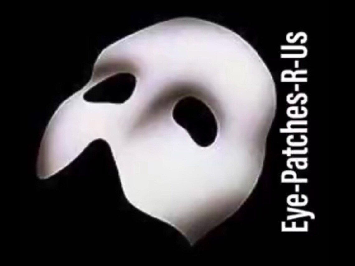 Strapless Handmade Leather Eye Patch Strapless for eye wear Etsy