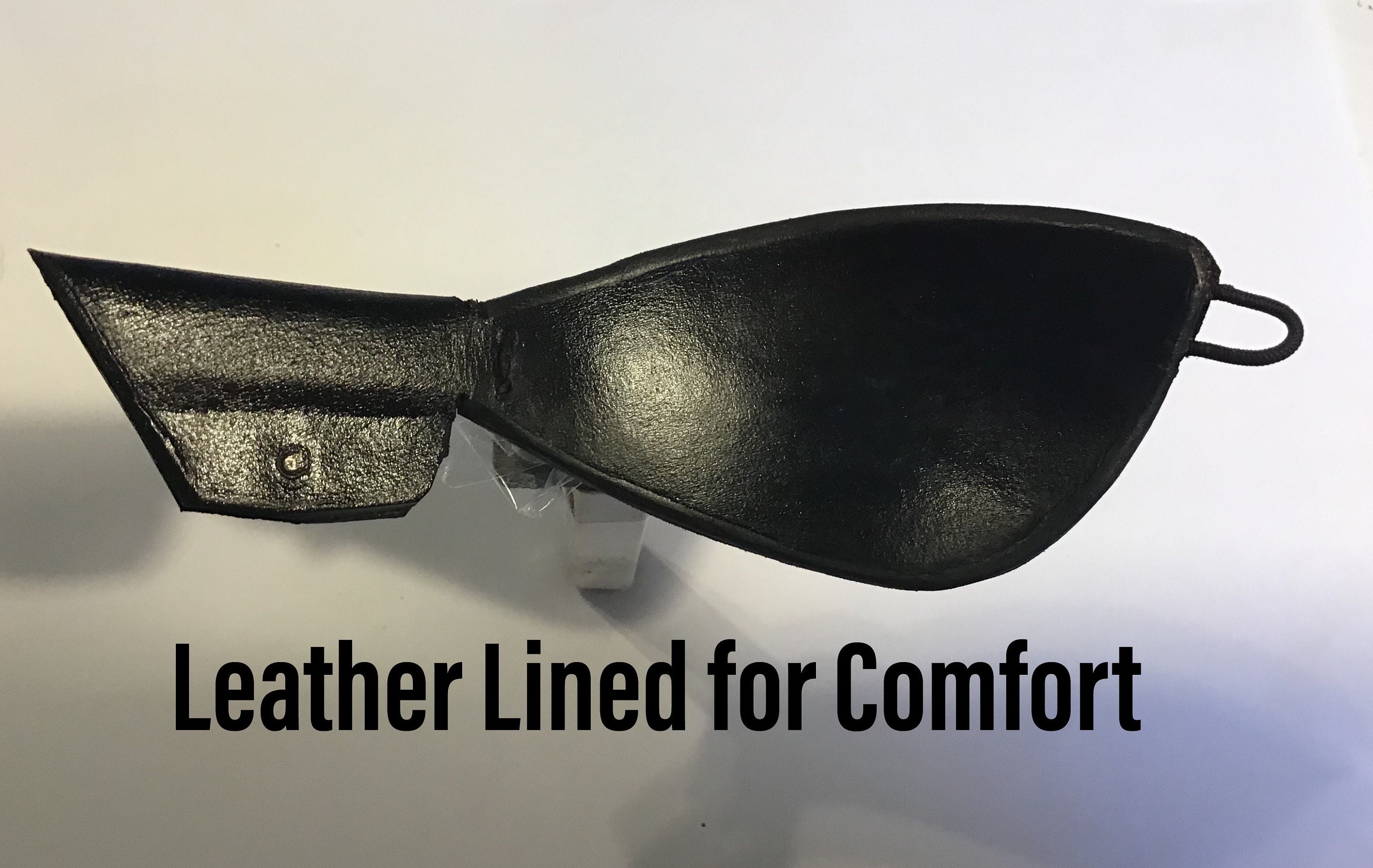 Custom Handmade Exquisite Leather Eye Patch Strapless for eye Etsy