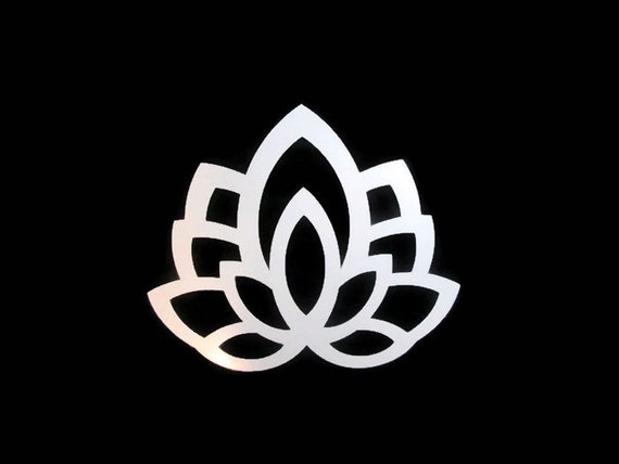 Tenture Murale En Métal Fleur De Lotus Symbole De Yoga Médicaments