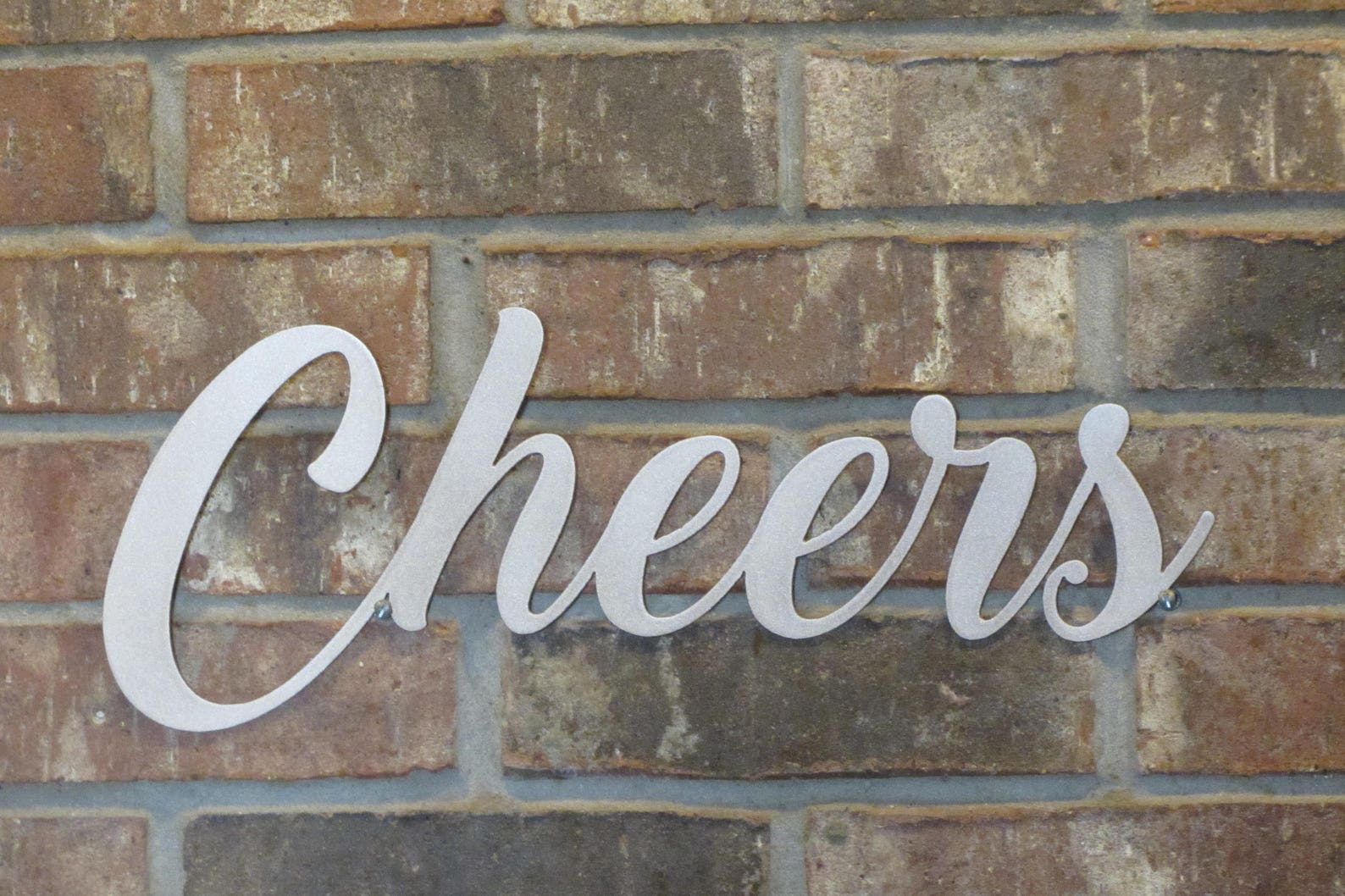 Cheers Celebration Bar Metal Wall Art Etsy