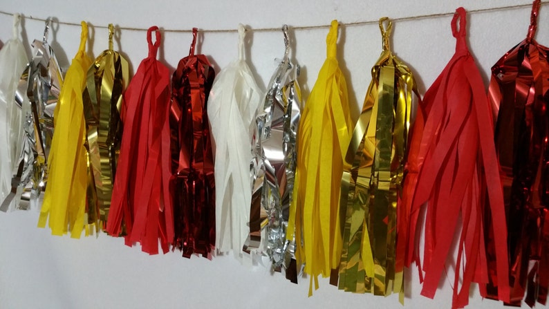 Shipped Next Day 20 Tassel Kansas City Chiefs Tissue Paper Etsy