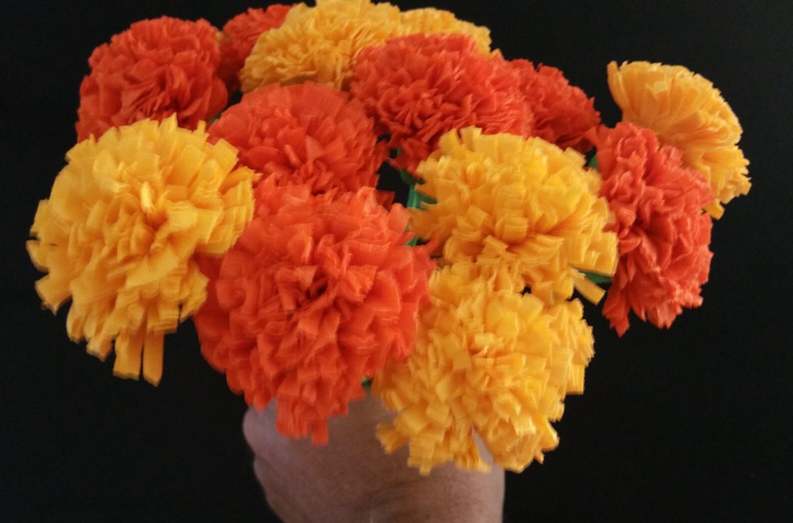 Day of the Dead 100 Orange and Yellow Marigolds Dia de Los Etsy