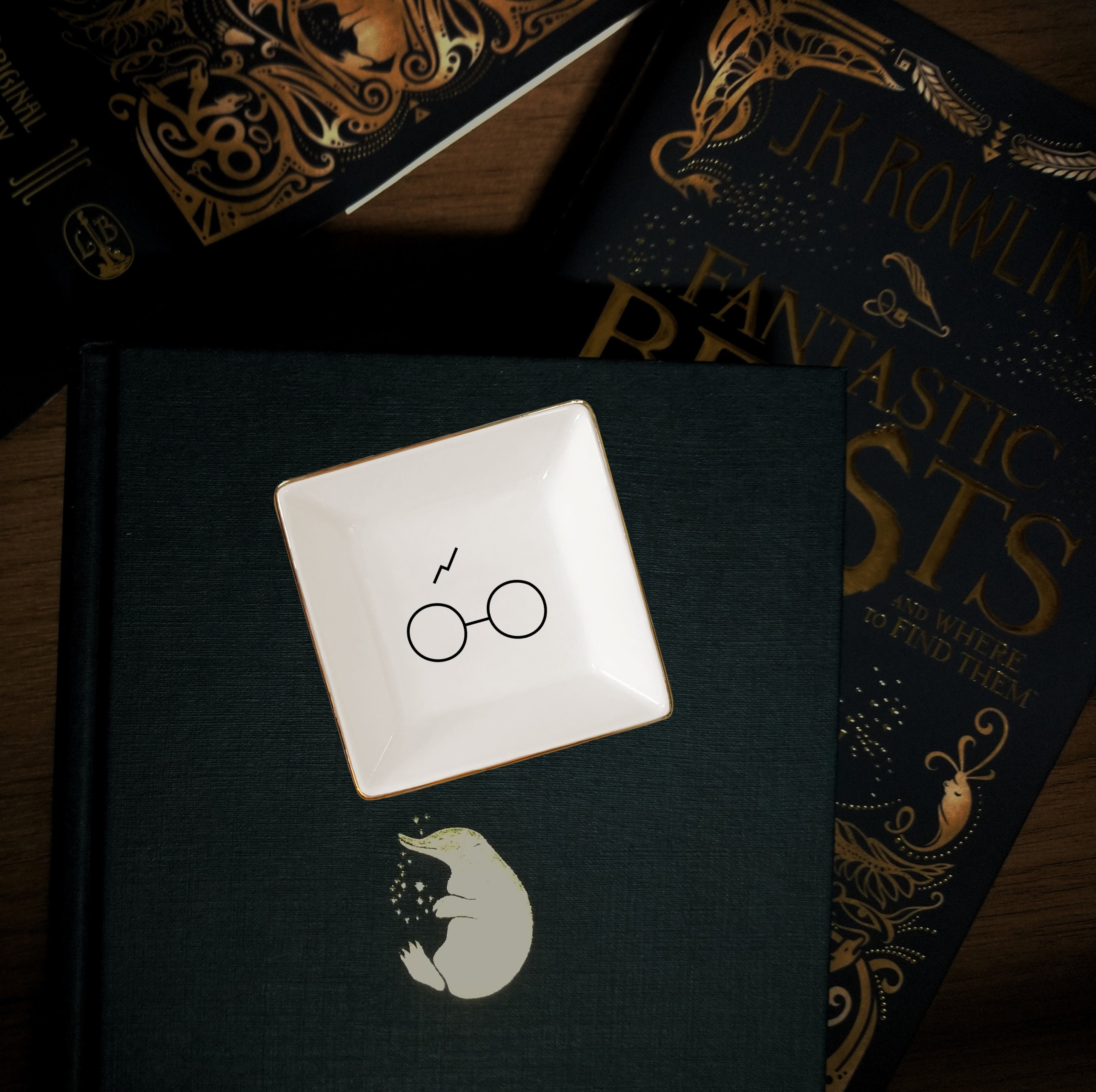 Harry Potter Gift Jewelry Ring Holder Elegant Trinket Tray Etsy