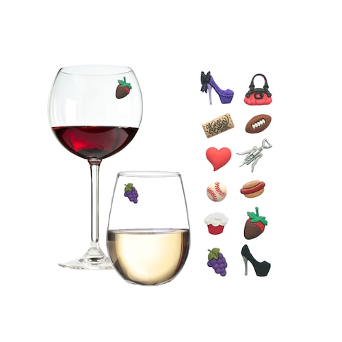 Wine Charms for All Glasses Wine Charms for Couples Etsy