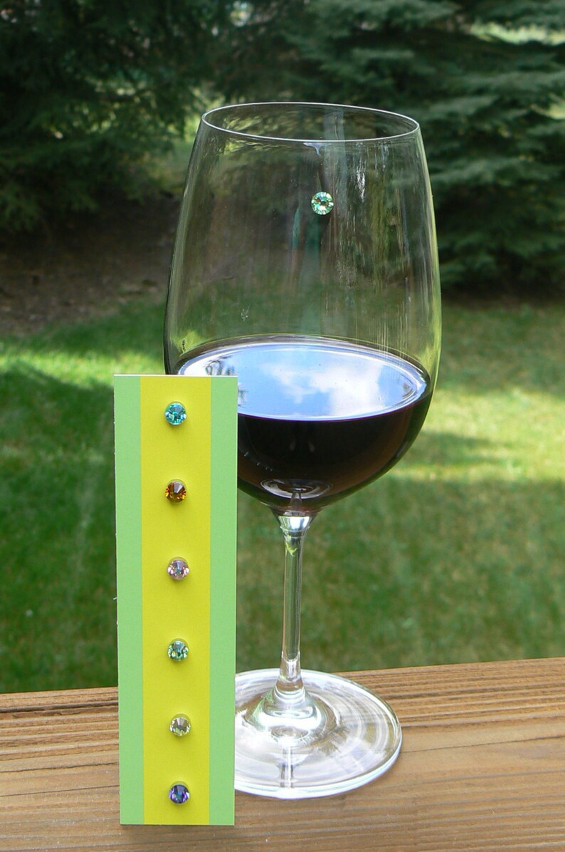 Swarovski Crystal Gift Wine Glass Charms Perfect Etsy