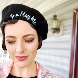 Custom Embroidered Beret