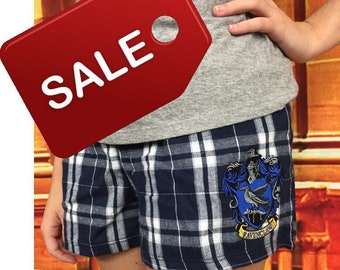 HP Embroidered Flannel Lounge Shorts/Pants
