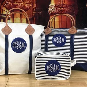 Monogram Weekender Set - Reisetasche, Tote & Kulturtasche [23 Farbvarianten!]