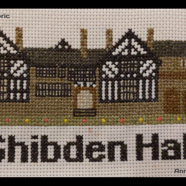 Shibden Hall Gentleman Jack Cross Stitch Pattern