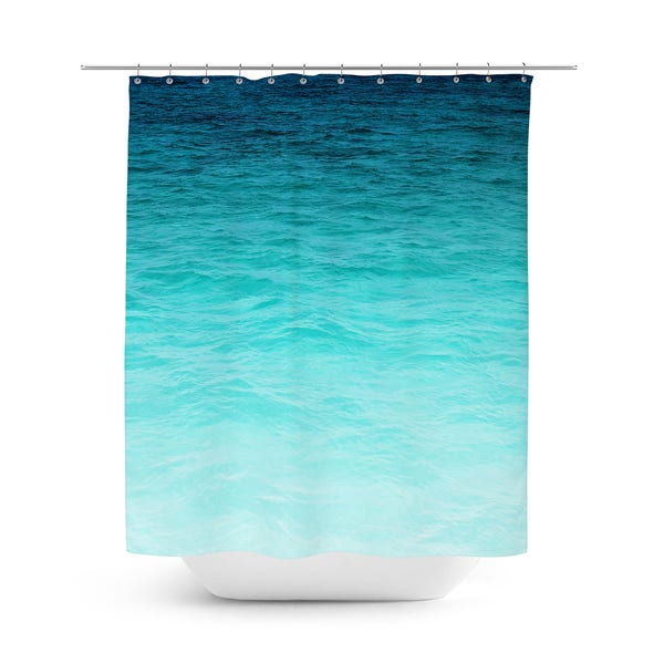 Turquoise Shower Curtains Etsy