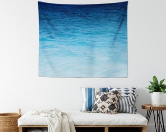 Designart TAP7830-80-68  House Near Blue Sea Landscape Blanket Décor Art for Home and Office Wall Tapestry x Large Created On Lightweight Polyester Fabric x 68 in 80 in
