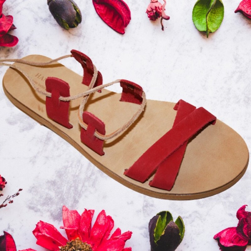 boho strappy sandals