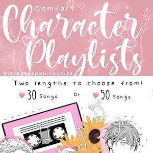Listas de reproducción personalizadas de tu personaje favorito: anime, películas, programas de TV, libros y mucho más.