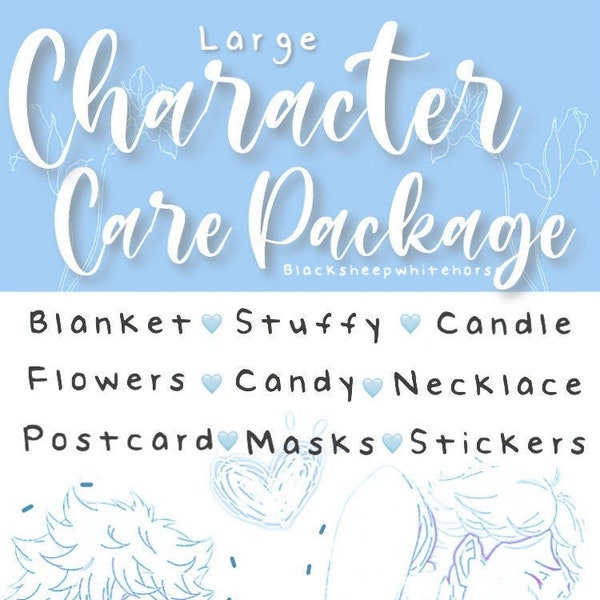 Large Care Package From Your Comfort Character - Fictional Character Box - Anime, Movies, Books, TV Shows