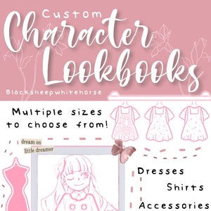 Custom Comfort Character Look book - Look book de roupas de personagens fictícios - Anime, filmes, livros, programas de TV