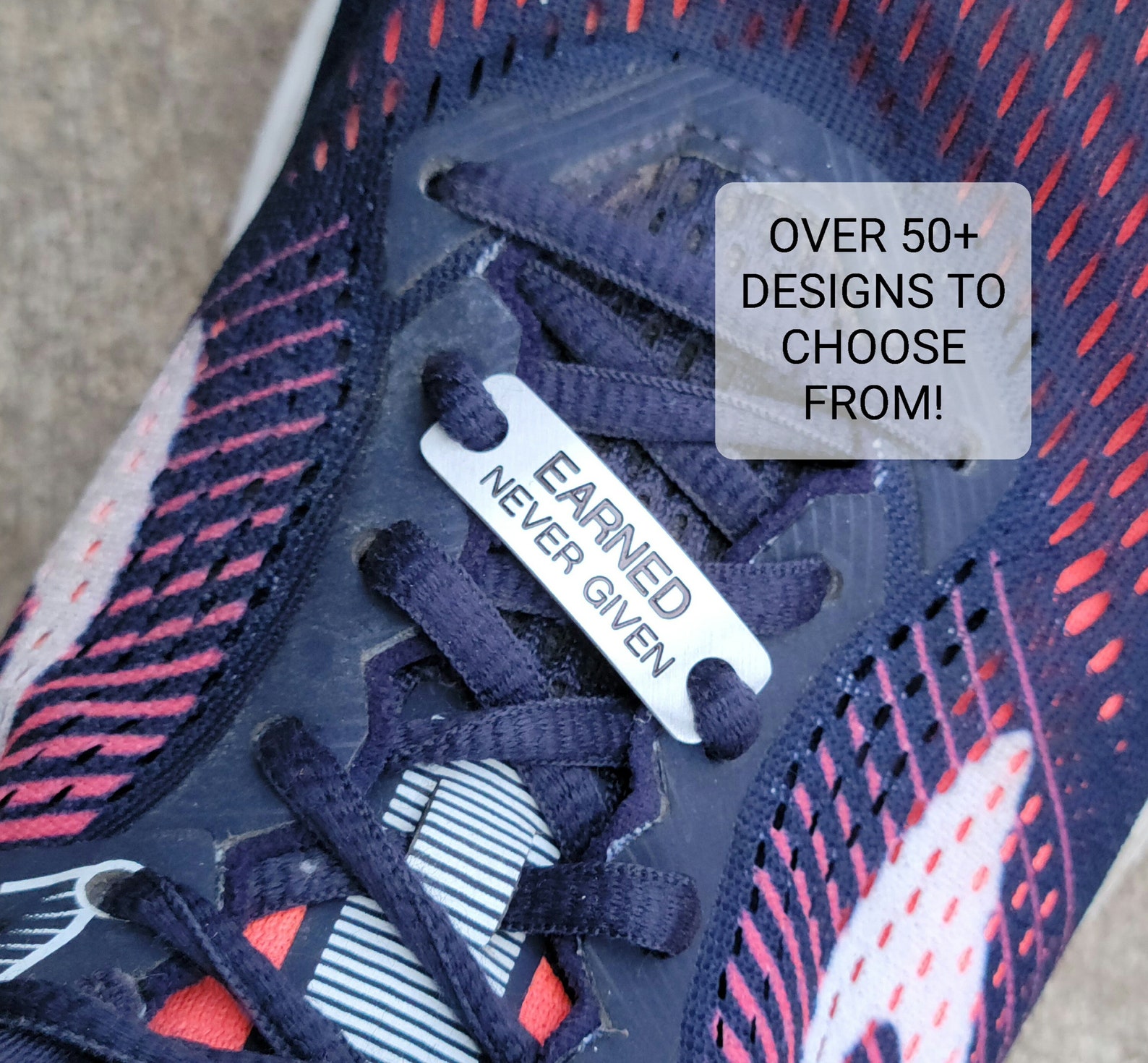 Personalized Running Shoe Tags one SINGLE or SET of TWO Etsy