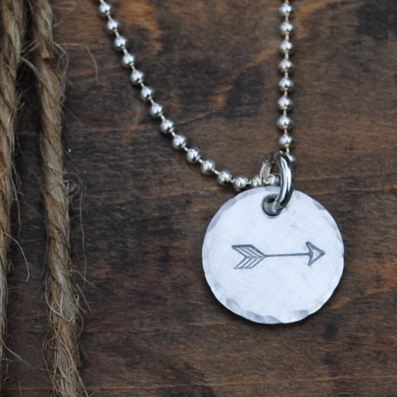 Follow Your Own Arrow Necklace . Personalized Graduation Gift . Travel Gift Wanderlust image 5