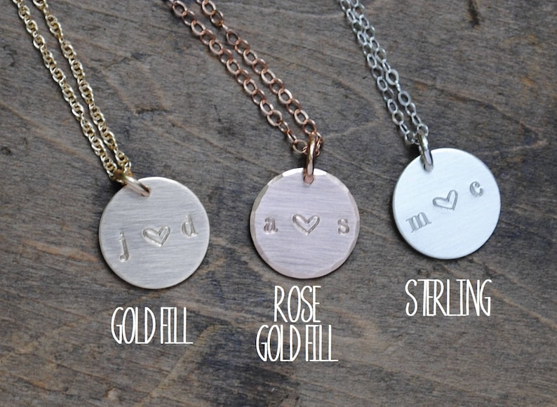 Soulmate initial necklace . Couples Initial Necklace for Etsy