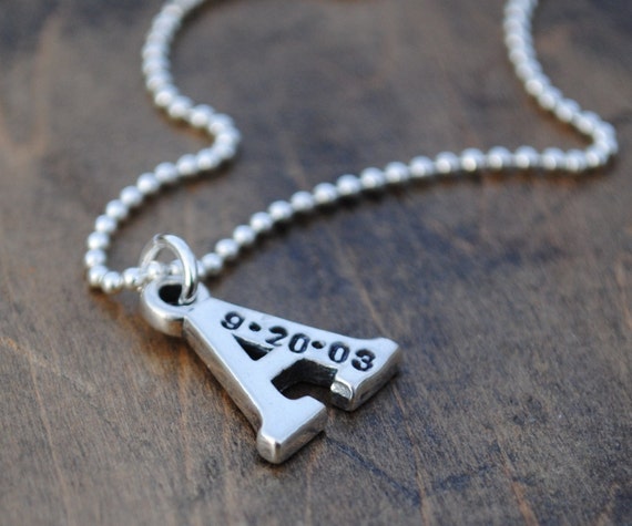 Initial necklace shop etsy
