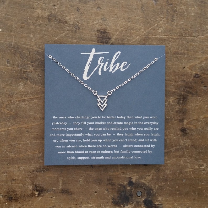 Sister Necklace Bridesmaids Jewelry Tribe Friendship Necklace Birthday for Your Besties Gift For Her