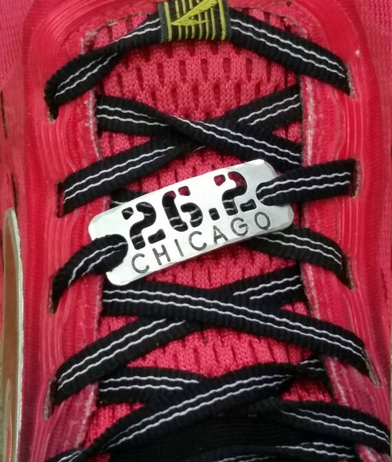 Chicago 26.2 Marathon Shoelace Tags . Runners Gift . Race Etsy