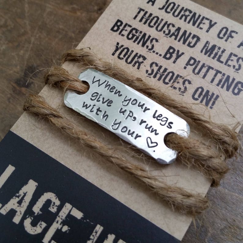 Shoelace tag SINGLE . Running tags . When Your Legs Etsy
