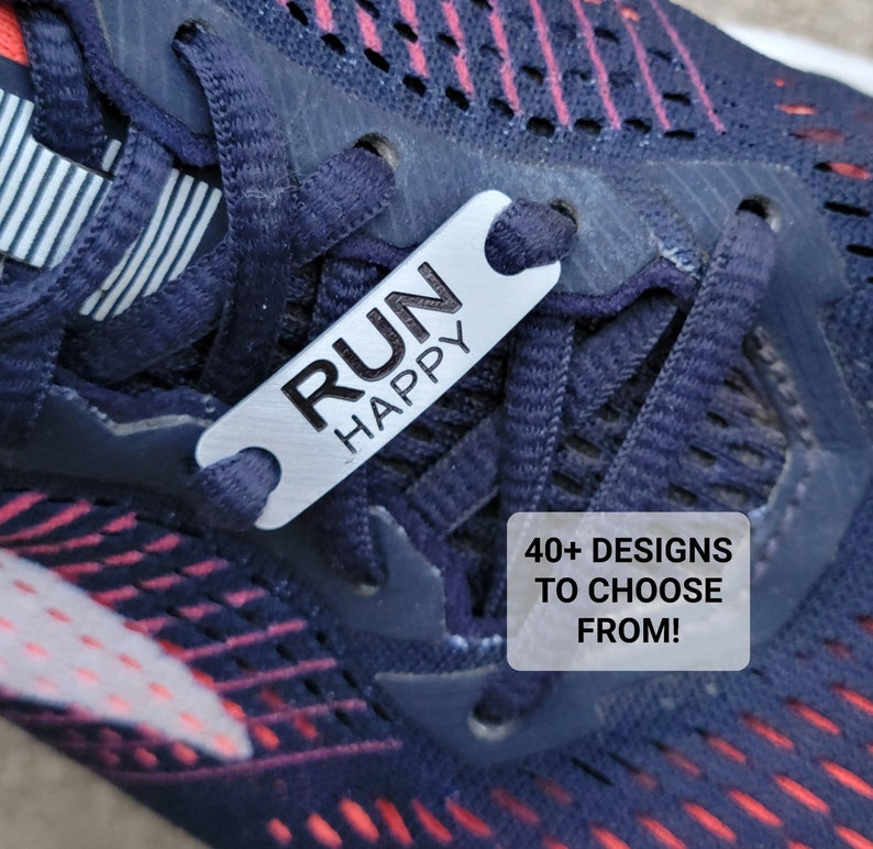 Personalized Running Shoe Tags SINGLE or SET of TWO Options Etsy