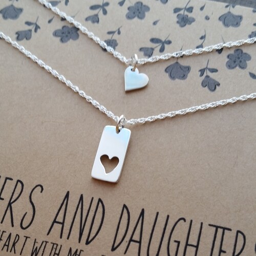 Mother Daughter Necklace Set . I Carry 