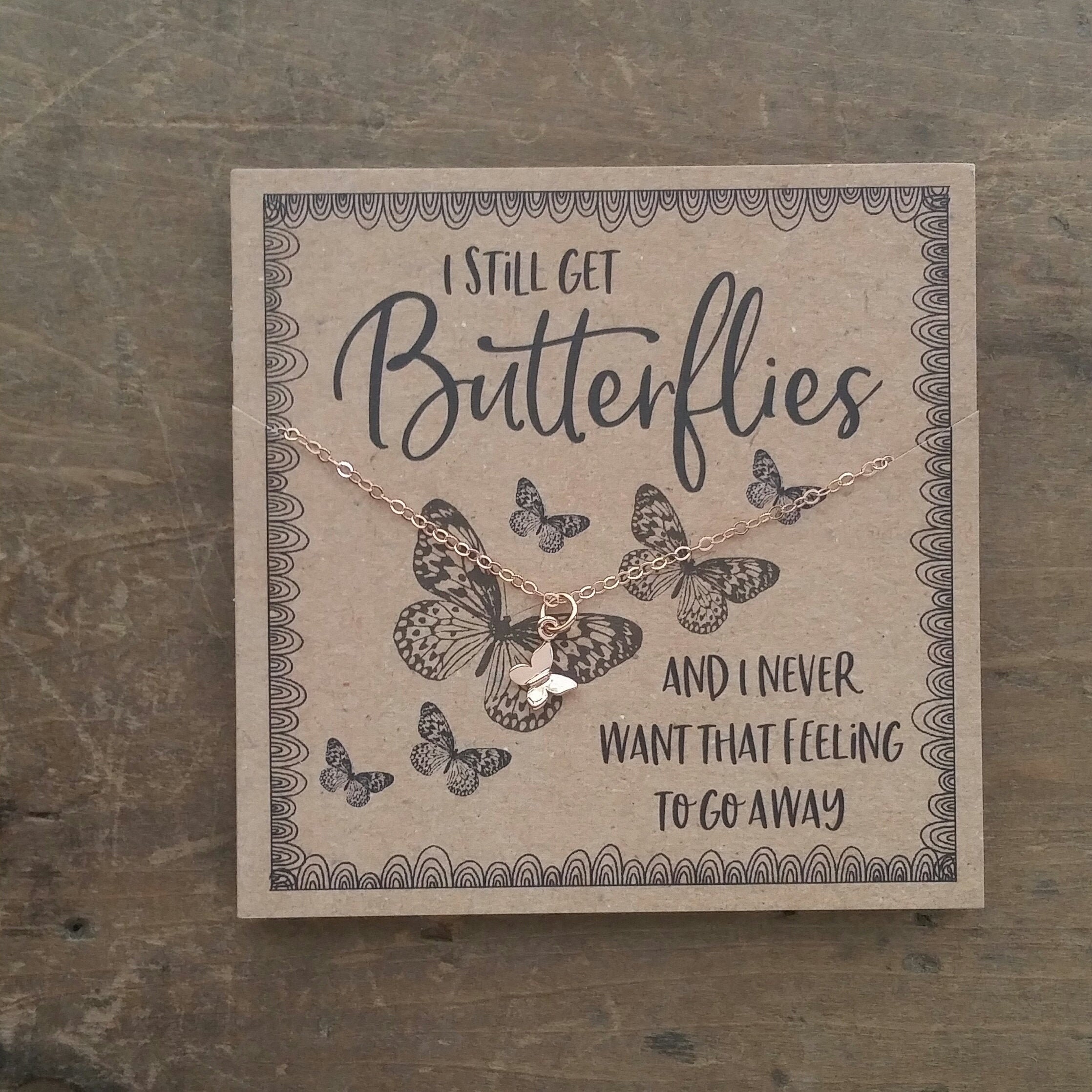 I still get butterflies necklace deals