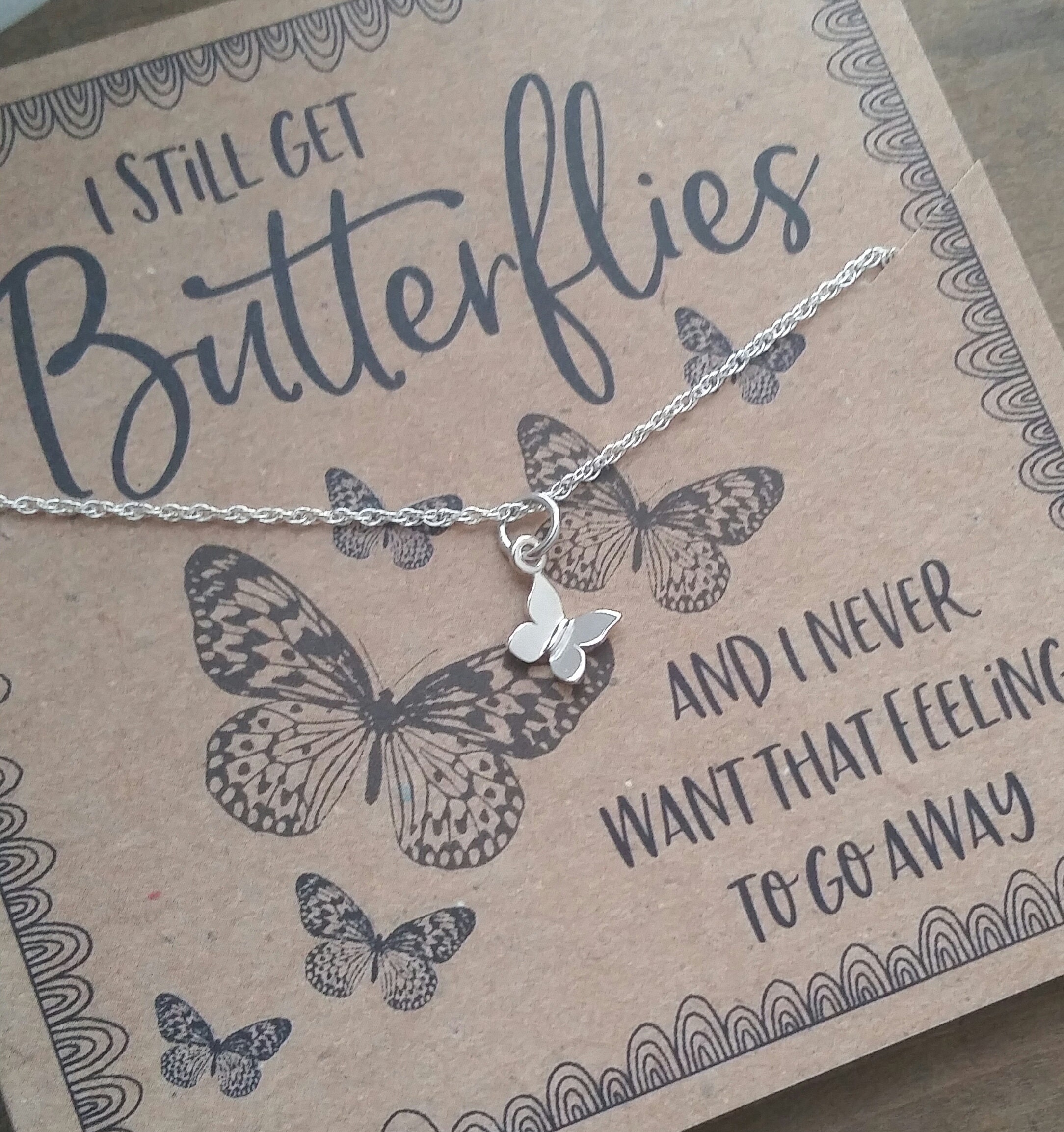 I still get butterflies necklace deals